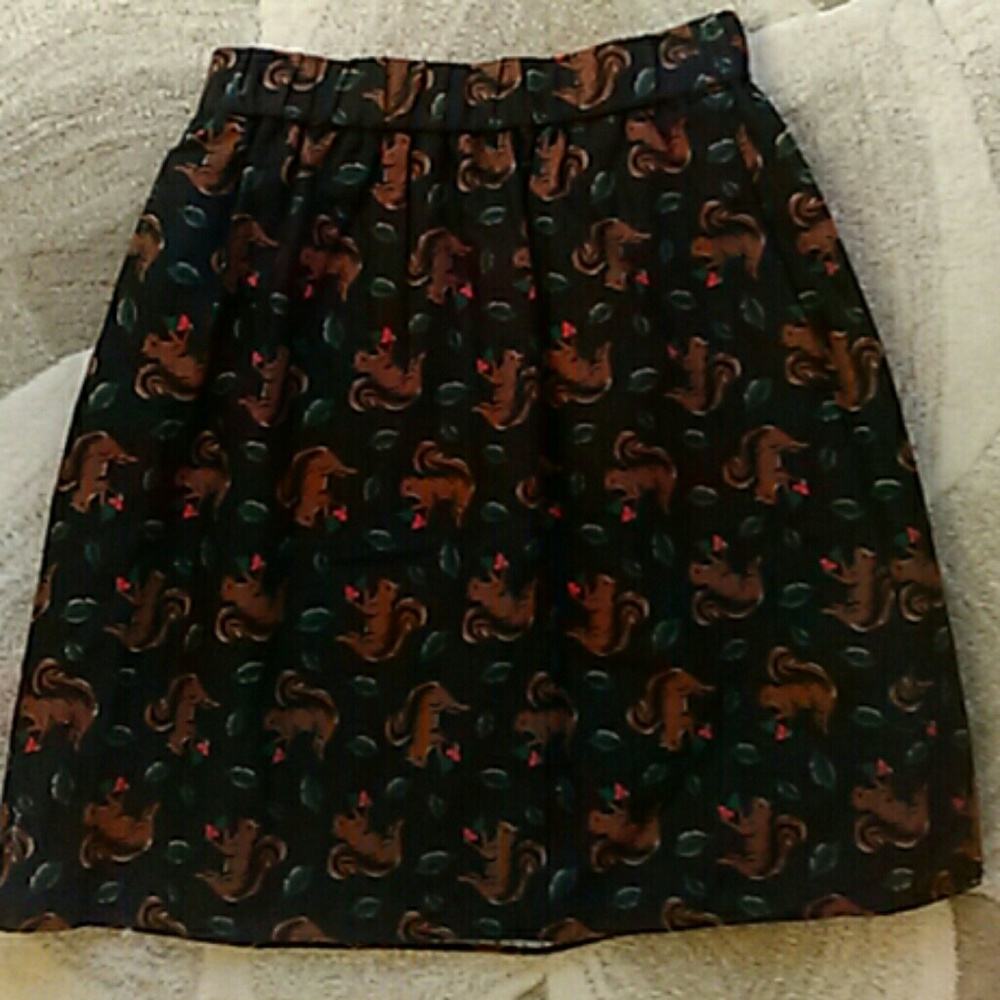 Squirrel skirt!